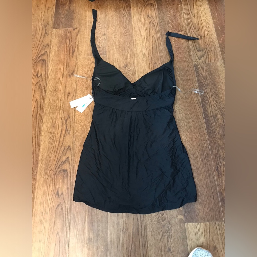 NWT Calvin Klein Skirted Overlay Swim Dress - Picture 7 of 8